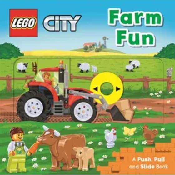 LEGO (R) City. Farm Fun: A Push, Pull and Slide Book image 0