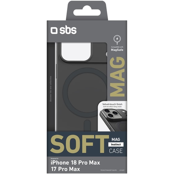 Θήκη Apple iPhone 18 Pro Max - SBS Instinct Mag - Black image 1