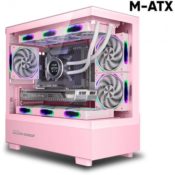 Κουτί Desktop Armaggeddon Aquaron Duplex Pro  - Ροζ image 0