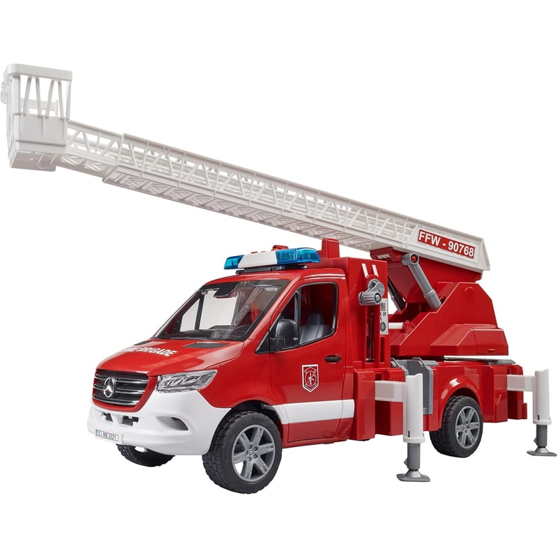 BRUDER Bruder Αυτοκινητάκι Πυροσβεστικό Όχημα Mercedes Sprinter Με Σκάλα Και Μάνικα