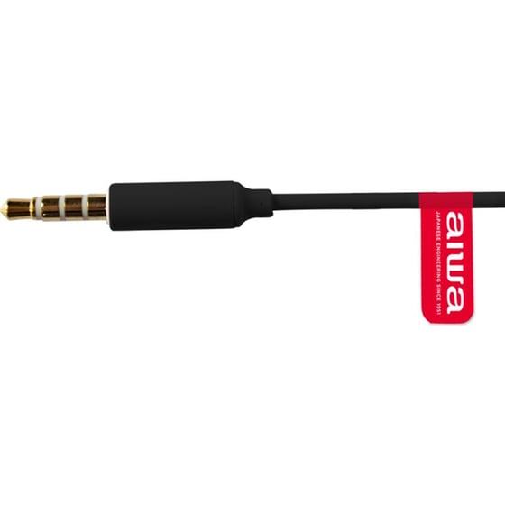 Ακουστικά Handsfree Aiwa ESTM-500 3.5mm Jack - Black Diamond image 2