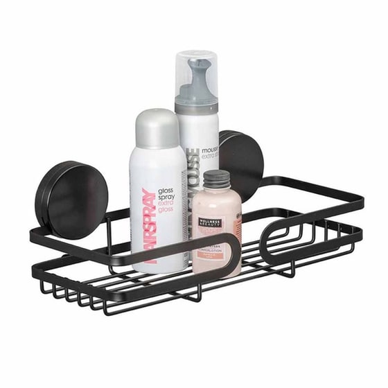 Ράφι Μπάνιου Wenko Μεταλλικό 26x12x9.7cm - Μαύρο image 0