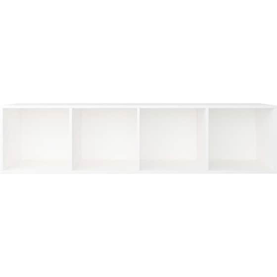 Βιβλιοθήκη VidaXL από Μοριοσανίδα 36x30x143 cm - Λευκό image 8