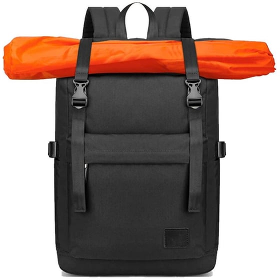 Τσάντα Πλάτης Amber με Θήκη Laptop 17.3'' AΜ2017 24 lt - Μαύρο image 4