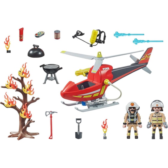 PLAYMOBIL® City Action Action Heroes Ελικόπτερο Πυροσβεστικής (71195) image 2