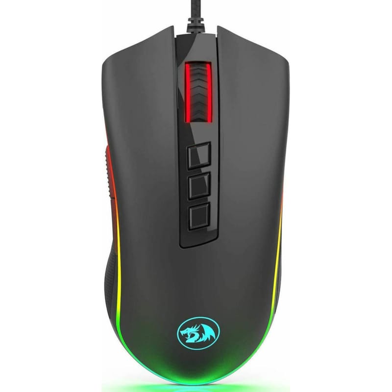 Redragon M711 Cobra Fps RGB Gaming Ενσύρματο Ποντίκι - Μαύρο φωτογραφία