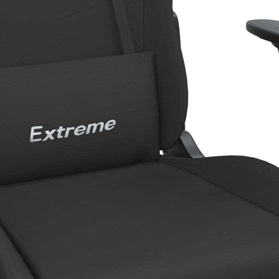 Καρέκλα Gaming VIDAXL 3143725 με Υποπόδιο - Μαύρη image 6