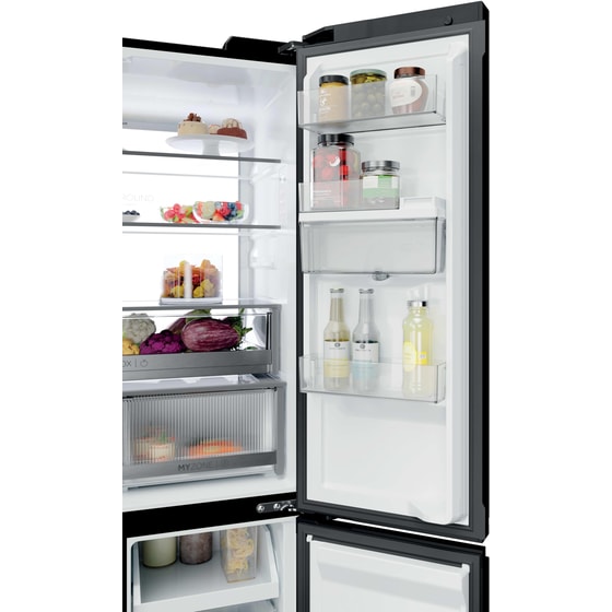 HAIER HCKR7819DWGB Total No Frost 459 Lt Μαύρο Ψυγείο Ντουλάπα image 14