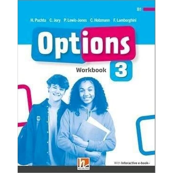 Options 3 Workbook (+E-Zone + Wordlist +  Writing Booklet) image 0