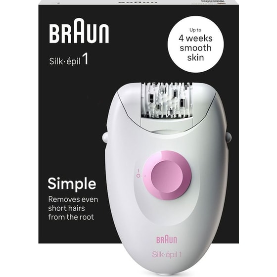 Αποτριχωτική Μηχανή BRAUN Silk-épil 1 1-000 Λευκό image 4