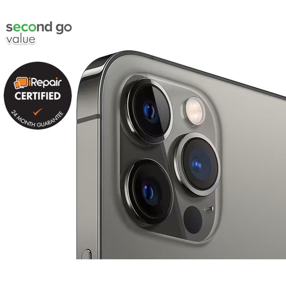 Μεταχειρισμένο Apple iPhone 12 Pro Max 128GB Graphite second go value Certified by iRepair image 4