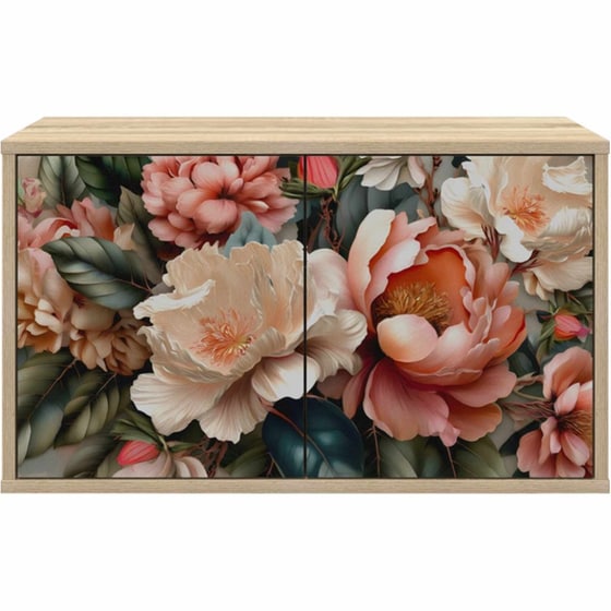 Έπιπλο Τηλεόρασης VidaXL BORNE Επιτοίχιο 69 x 33 x 40 cm - Sonoma Δρυς image 2