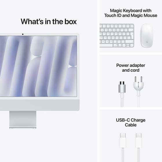 Apple iMac 24" 4.5K Retina Display (Apple M6 12C/16GB/512GB SSD/12C GPU) - Silver image 7