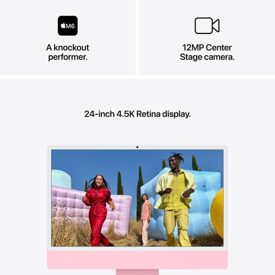 Apple iMac 24" 4.5K Retina Display (Apple M6 12C/16GB/512GB SSD/12C GPU) - Pink image 5