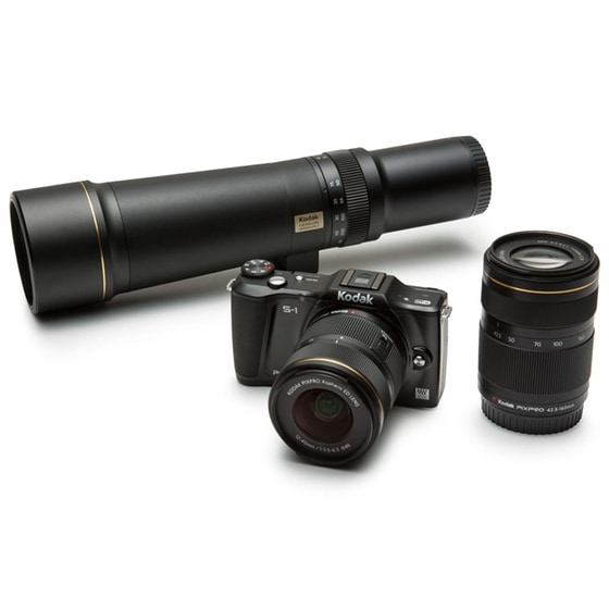 Mirrorless Camera Kodak PixPro S-1 & 3 Φακοί (16-45mm, 42.5-160mm, 400mm) & Θήκη &  Κάρτα μνήμης image 3