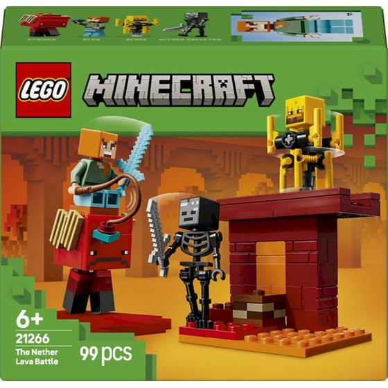 LEGO® Minecraft® Η Μάχη στη Λάβα των Εγκάτων (21266) image 0