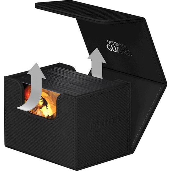 Ultimate Guard Sidewinder 100+ Xenoskin Monocolor Black image 4