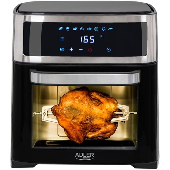 ADLER AD-6309 με Πόρτα 2500 W 13 L Μαύρο Φριτέζα Αέρος - Φουρνάκι image 2
