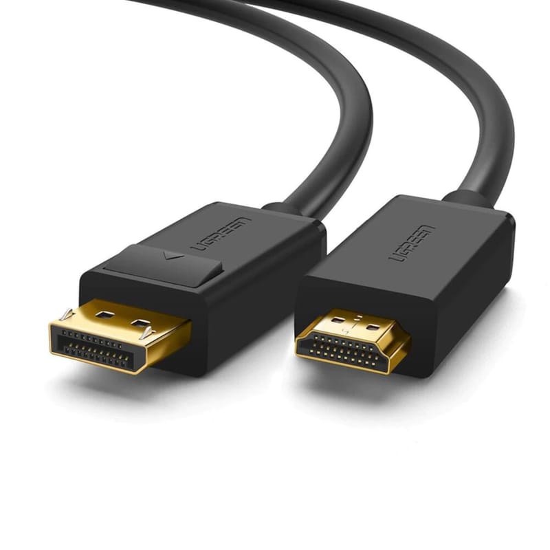 UGREEN Καλώδιο Ugreen DisplayPort Male σε HDMI Male - 1m