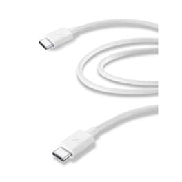 Καλώδιο δεδομένων Cellular Line Usb-C to Usb-C 2m - White