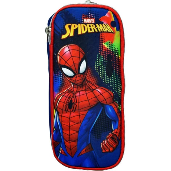 Κασετίνα Οβάλ Gim Spiderman Silver Eyes image 0
