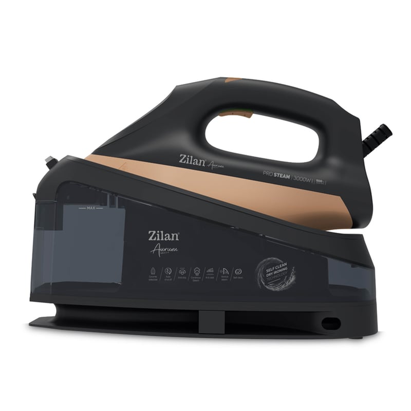 ZILAN ZLN4261 με Δοχείο Νερού 1.5 L Μαύρο Σύστημα Σιδερώματος