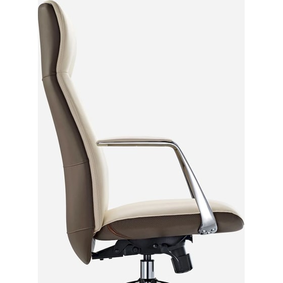 Καρέκλα Γραφείου Εργονομική Eureka Ergonomic ERK-OC08-OW από Δερματίνη - Λευκή image 2