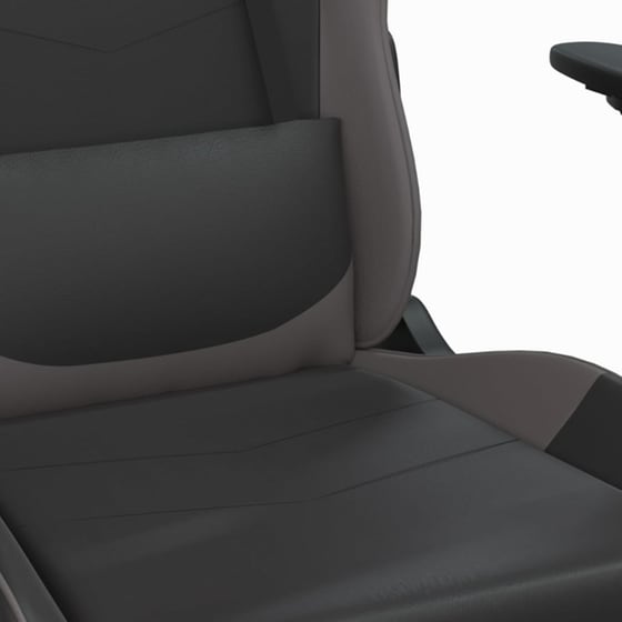 Καρέκλα Gaming VIDAXL 3143657 με Υποπόδιο από Τεχνητό Δέρμα - Μαύρο image 5