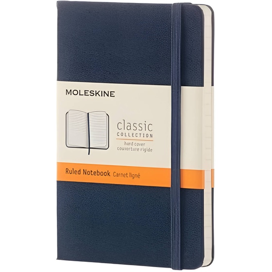 Σημειωματάριο Moleskine Ριγέ Pocket Saphire Blue Small (1 Τεμάχιο) image 0
