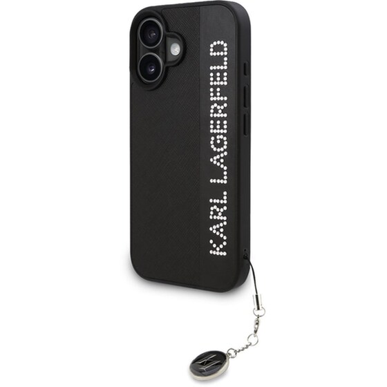 Θήκη Apple iPhone 16 - Karl Lagerfeld Rhinestones and Charm - Black image 0