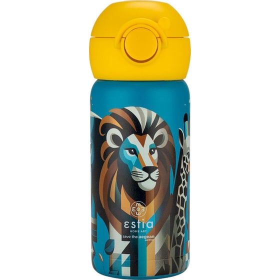 Παιδικός Θερμός Estia Home Art Wonder Bottle Save the Aegean Jungle 350ml image 0