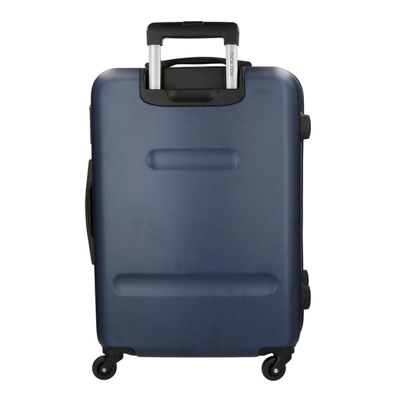 Βαλίτσα Μεσαία Princess Roll Road Abs Σειρά Flex Navy Blue 65x46x23cm image 2