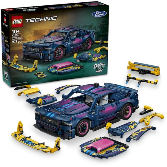 LEGO® Technic Γκαράζ Προσαρμογής Αυτοκίνητο Ford Mustang GT (42236) image 6