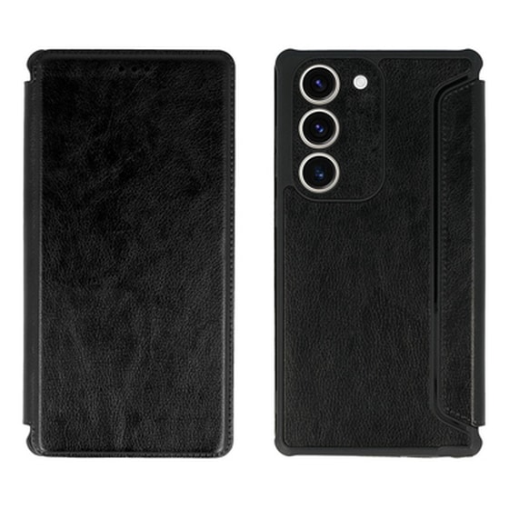 Θήκη Samsung Galaxy S23+ - Powertech Razor Leather Case - Μαύρo image 0