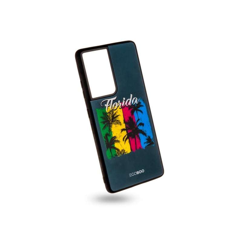 Θήκη Samsung Galaxy S21 Ultra - Egoboo Case Glass TPU - Florida