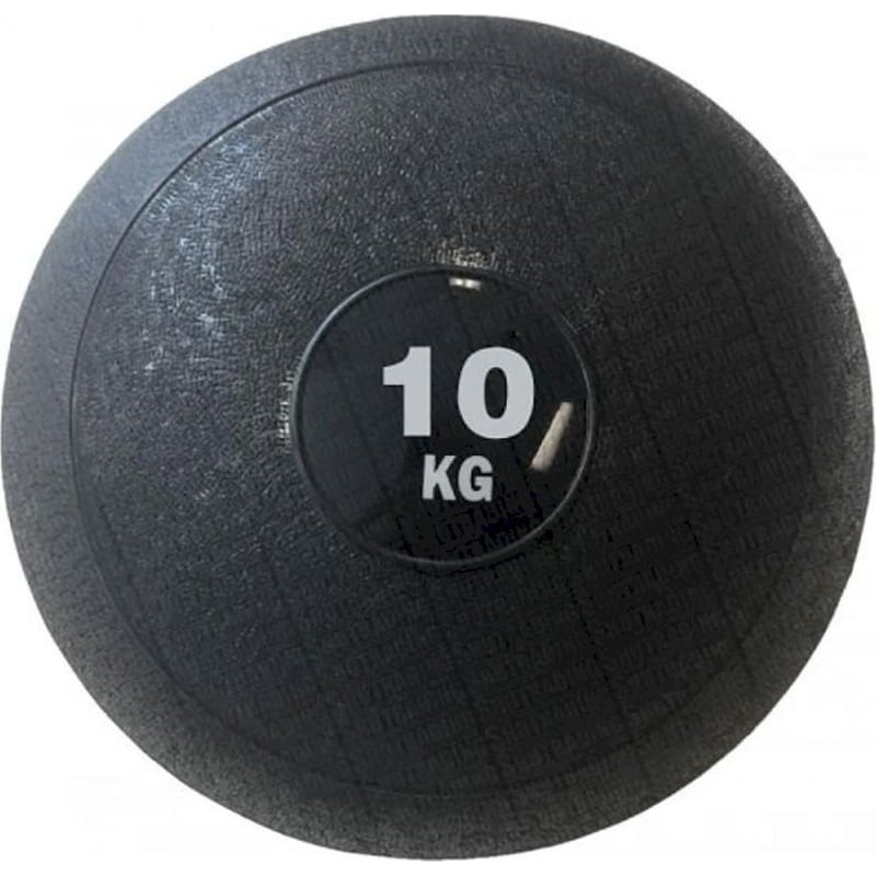 POWER FORCE Μπάλα Slam Power Force PF-1127-10 10kg από Λάστιχο - Μαύρη