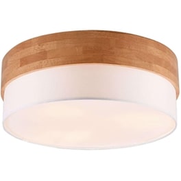 Trio Lighting Seasons Πλαφονιέρα Οροφής 50εκ. Καφέ με Ντουί E27
