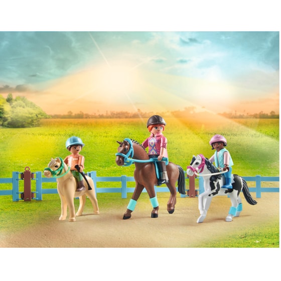 PLAYMOBIL® Horses of Waterfall Μαθήματα Ιππασίας με όχημα μεταφοράς αλόγων (71493) image 3