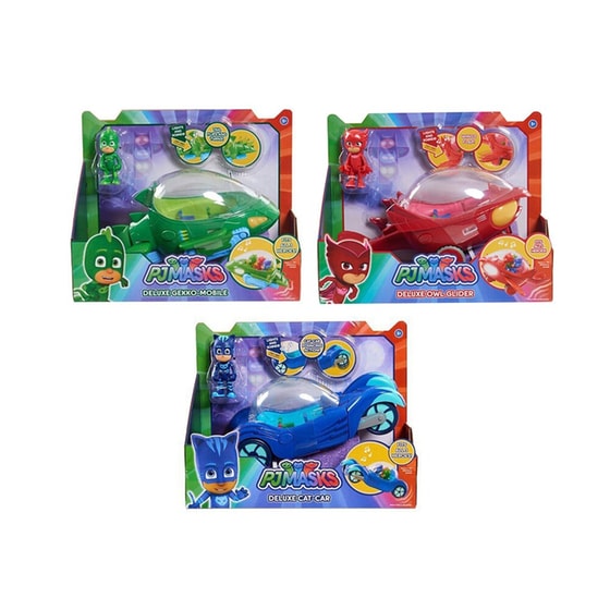 Σετ PJ Masks Φιγούρα και Όχημα Deluxe (1 Τεμάχιο) image 0
