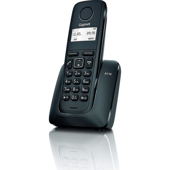 Ασύρματο Τηλέφωνο Gigaset A116 - Black image 1