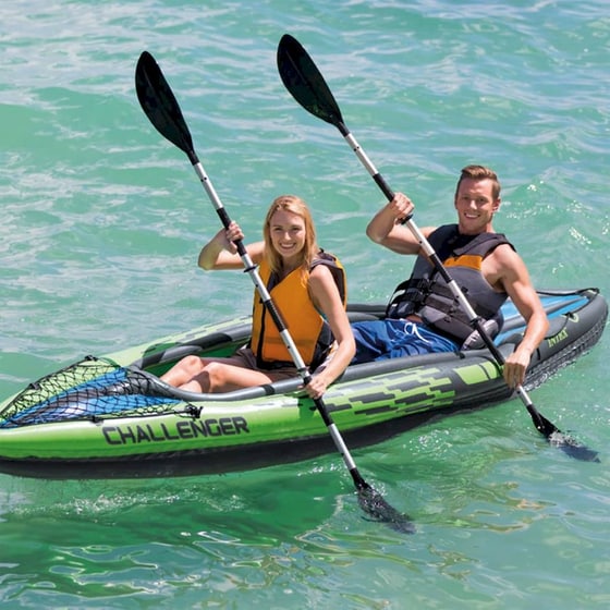 Καγιάκ Φουσκωτό Διθέσιο Intex Challenger K2 351cm - Πράσινο image 1