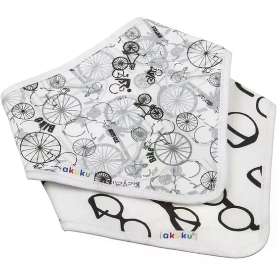 Σαλιάρες-Μπαντάνα Akuku Ποδήλατο/ Γυαλιά (2 Τεμάχια) image 0