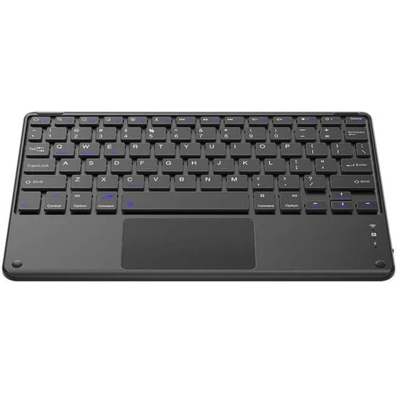 BlackView K1 Ultra Slim Ασύρματο Bluetooth Πληκτρολόγιο με Touchpad για Tablet - Μαύρο (US) image 2