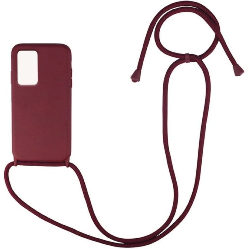 Θήκη Xiaomi Redmi Note 12 Pro 4G - My Colors Carryhang Με Κορδόνι - Μπορντό