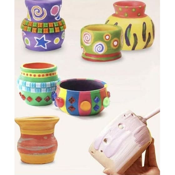 Σετ Κατασκευής Aria Trade Pottery Wheel Τροχός Αγγειοπλαστικής Με Πηλό image 9