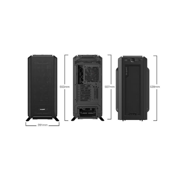 Κουτί Desktop Silent Base Window BeQuiet! 802 - Μαύρο image 1