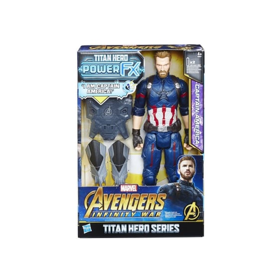 Avengers 12in Titan Hero Power Pack Captain America E0607 image 1