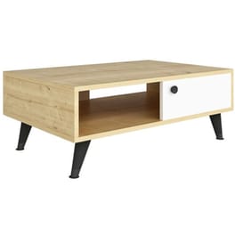 Τραπεζάκι Σαλονιού 24Mall Athena Sapphire Oak από Μοριοσανίδα 90x35x60 cm - Καφέ
