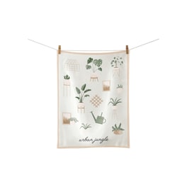 Πετσέτα Κουζίνας Chic Mic Urban Jungle Βαμβακερή 50x70cm - Πολύχρωμη