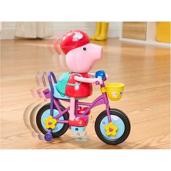 Φιγούρα Hasbro Peppa Pig με Ποδηλατάκι image 6